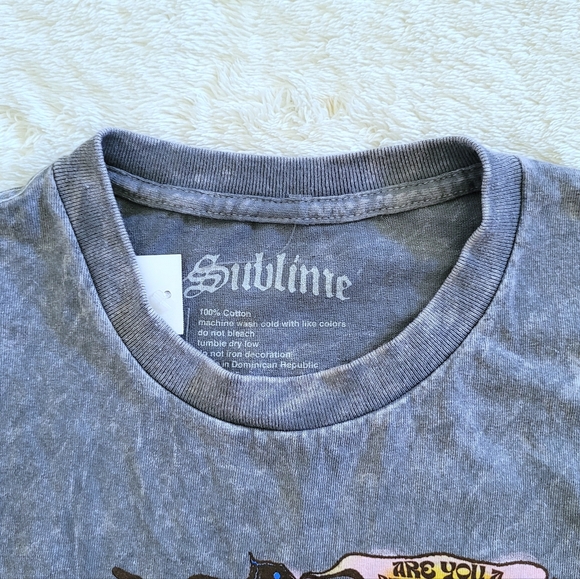 Sublime Grey🩶 Mineral Washed Graphic Tee👕 - NWT - Picture 4 of 10